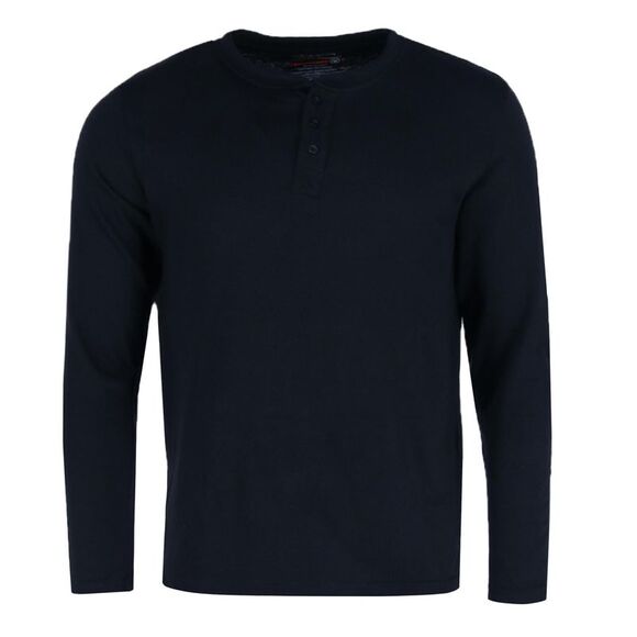 Ten West Apparel Men's Long Sleeve Henley With Flannel Pant Lounge Set - Picture 2 of 4